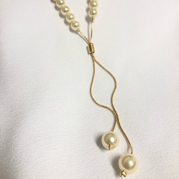18k Filled Gold Pearl Necklace - Picture 5 of 6